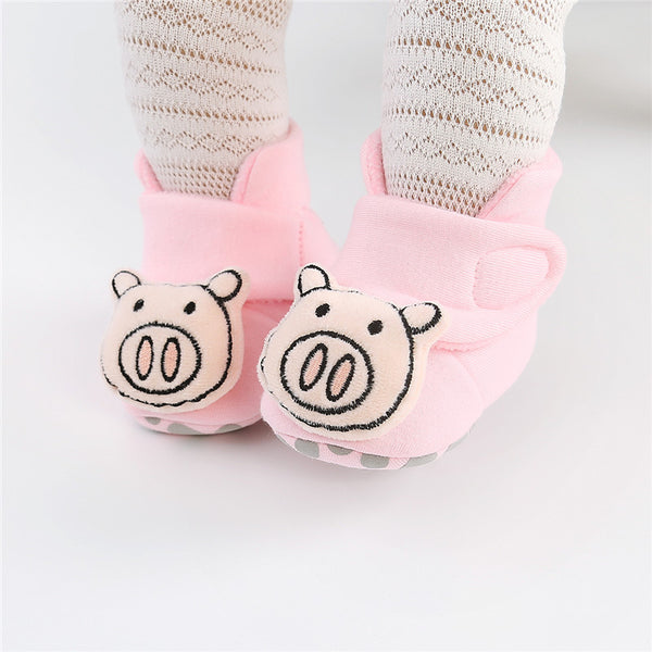 Plush floor shoes