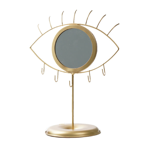 Jewelry shelf dresser mirror makeup mirror