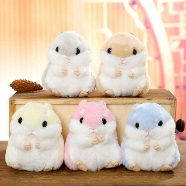 Hamster plush doll keychain